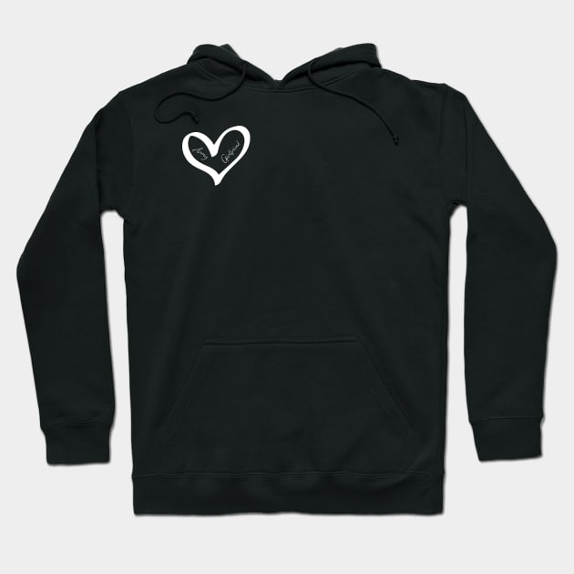 Awesome heart army girlfriend Hoodie by Duodesign